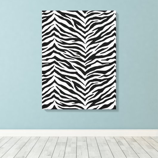 Leinwand Art-Zebra Print (Insitu (Holzboden))