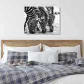 Leinwand Art-Zebras (Insitu (Schlafzimmer))