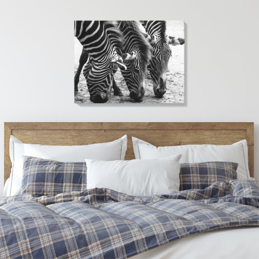 Leinwand Art-Zebras (Insitu (Schlafzimmer))