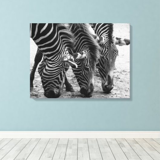 Leinwand Art-Zebras (Insitu (Holzboden))