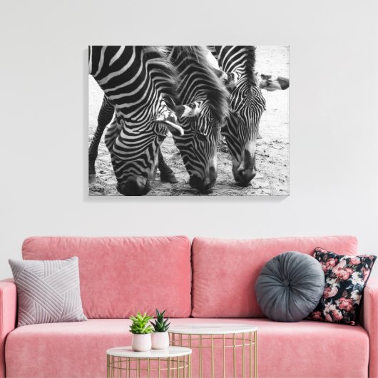 Leinwand Art-Zebras (Insitu (Wohnzimmer))