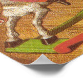 LEINWAND ARTWORK - 1800ER KUNST AUS CHROMOLITHOGRA POSTER (Ecke)