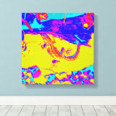 Leinwand aus abstraktem Eidechsenholz (Insitu (Holzboden))