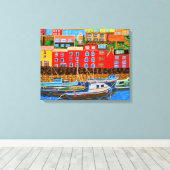 Leinwand aus Devon Brixham (Insitu (Holzboden))
