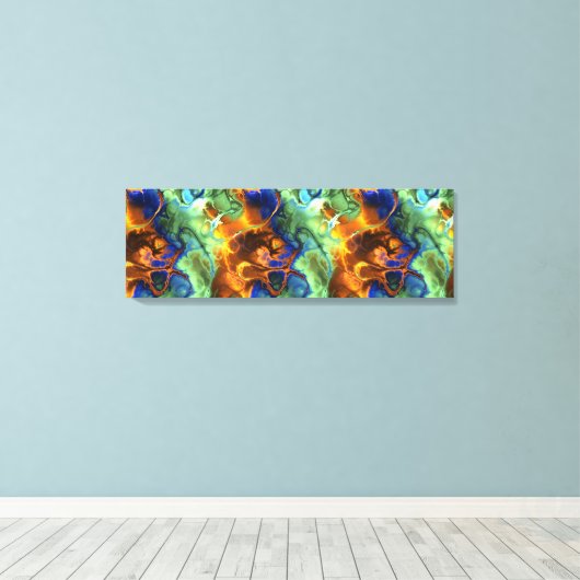 Leinwand aus Fraktal (Insitu (Holzboden))