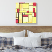 Leinwand aus Gelb und Rot (12x12) (Insitu (Schlafzimmer))