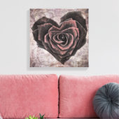 Leinwand aus gepackter Rose (Insitu (Wohnzimmer))
