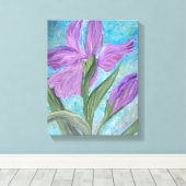 Leinwand aus Iris (Insitu (Holzboden))