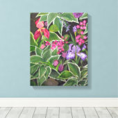 Leinwand aus Iris (Insitu (Holzboden))