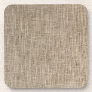 Leinwand aus Jute Sack Hintergrund Getränkeuntersetzer