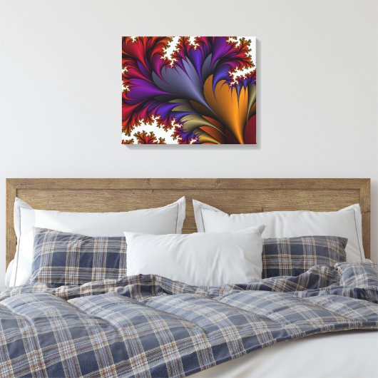 Leinwand aus römischer Blüte (Insitu (Schlafzimmer))
