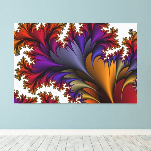 Leinwand aus römischer Blüte (Insitu (Holzboden))