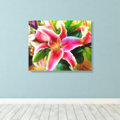 Leinwand aus rosa Stargazer (Insitu (Holzboden))