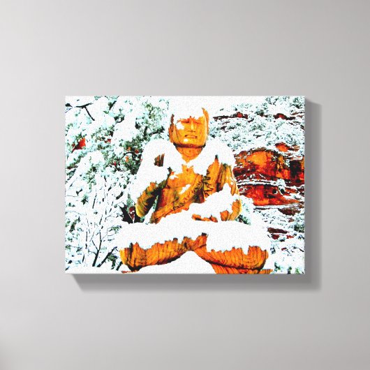 Leinwand aus Schnee Buddha (Vorderseite)