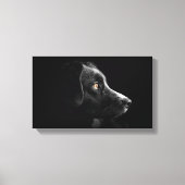 Leinwand aus schwarzem Labrador (Vorderseite)