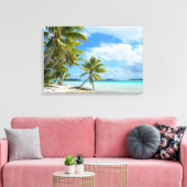 Leinwand aus tropischen Palmen (Insitu (Wohnzimmer))