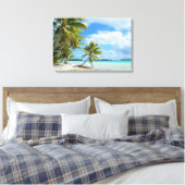 Leinwand aus tropischen Palmen (Insitu (Schlafzimmer))