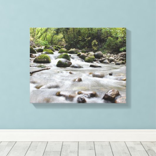 Leinwand aus Waldstrom (Insitu (Holzboden))