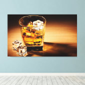 Leinwand aus Whisky (Insitu (Holzboden))