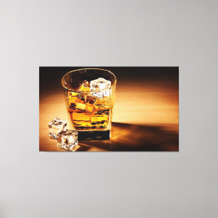 Leinwand aus Whisky
