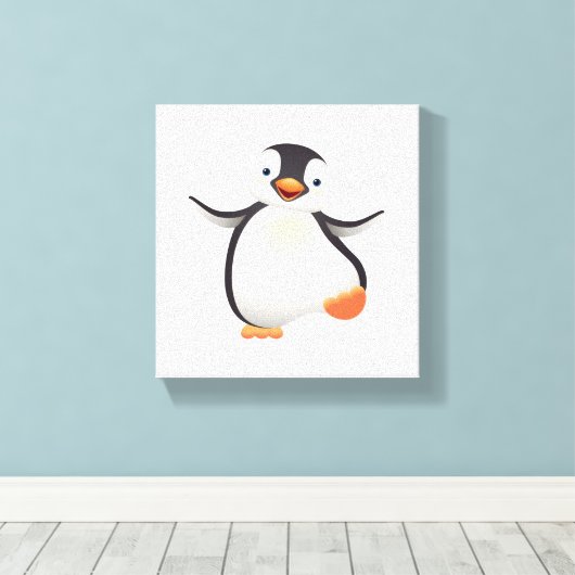 Leinwand - Baby Penguin (Insitu (Holzboden))
