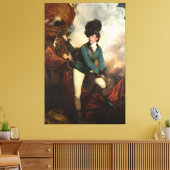 Leinwand Banastre Tarleton von Joshua Reynolds (Insitu (Wohnzimmer))
