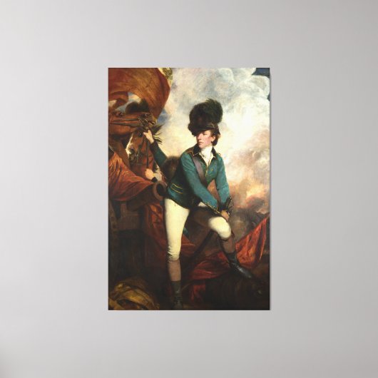 Leinwand Banastre Tarleton von Joshua Reynolds (Vorderseite)