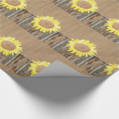 Leinwand Barnwood Geschenkpapier (Ecke)