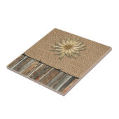 Leinwand Barnwood Spitze-Stacheldraht und Fliese (Seite)