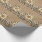 Leinwand Barnwood Spitze und Geschenkpapier (Ecke)
