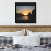 Leinwand Berlin Deutschland Skyline Night Fernseht (Insitu (Schlafzimmer))