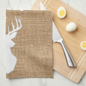 Leinwand-Beschaffenheits-frohe Weihnachten mit Geschirrtuch (Viertel Falte)