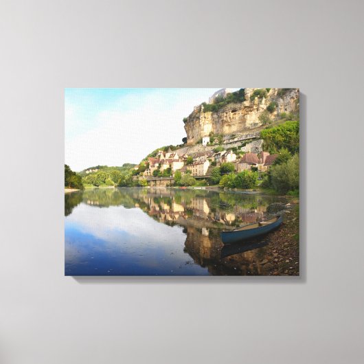 Leinwand Beynac-et-Cazenac und Dordogne (Vorderseite)