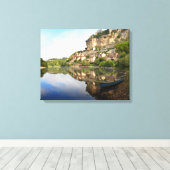 Leinwand Beynac-et-Cazenac und Dordogne (Insitu (Holzboden))