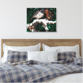 Leinwand Bird Wiinter Scene (Insitu (Schlafzimmer))