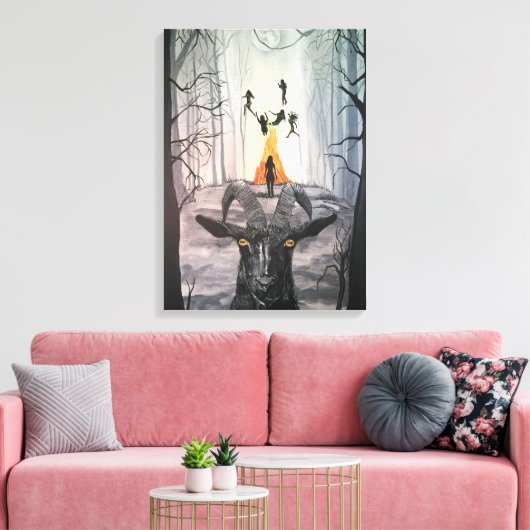 Leinwand Black Phillip Art (Insitu (Wohnzimmer))