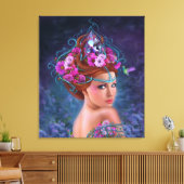 Leinwand Blume Queen (Insitu (Wohnzimmer))