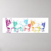 Leinwand Bullywelpen Poster (Vorne)