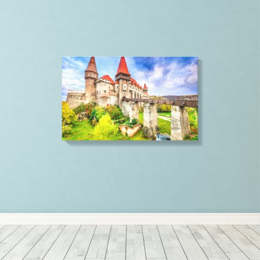 Leinwand Burg Corvin (Insitu (Holzboden))