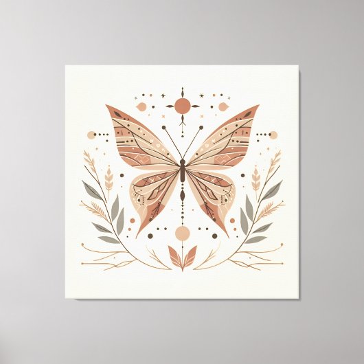 Leinwand Butterfly Art | Farbenfrohe Natur Inspiri (Vorderseite)