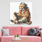 Leinwand Cheetah Videospiele Kunst für Kinder (Insitu (Wohnzimmer))