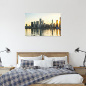 Leinwand - Chicago Skyline in Illinois bei Sunset (Insitu (Schlafzimmer))