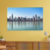 Leinwand - Chicago Skyline Lake Michigan Illinois (Insitu (Wohnzimmer))