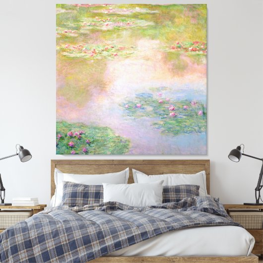 LEINWAND | Claude Monet (40"x40") Nymphéas (Insitu (Schlafzimmer))