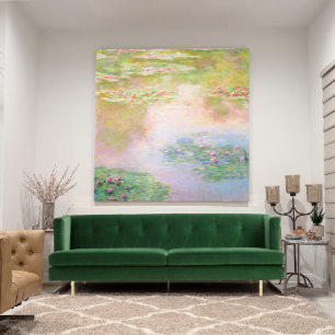 LEINWAND   Claude Monet (40"x40") Nymphéas