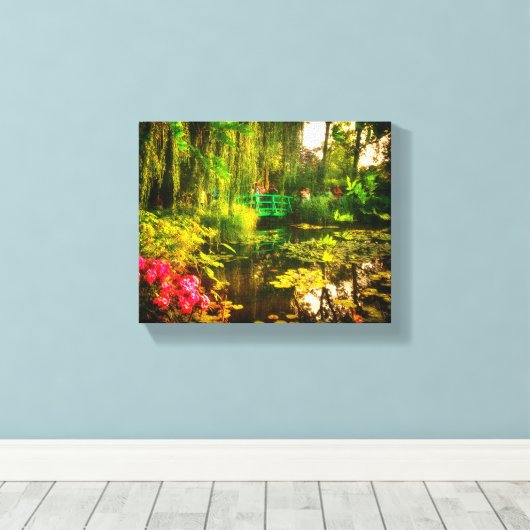 Leinwand Claude Monet Giverny Pond Lilies (Insitu (Holzboden))