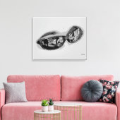 Leinwand coole Schatten (Sonnenbrille) (Insitu (Wohnzimmer))
