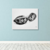 Leinwand coole Schatten (Sonnenbrille) (Insitu (Holzboden))