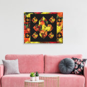 Leinwand der abstrakten Unterschrift mit Unterschr (Insitu (Wohnzimmer))