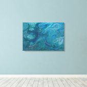 Leinwand der Acrylkunde (Insitu (Holzboden))